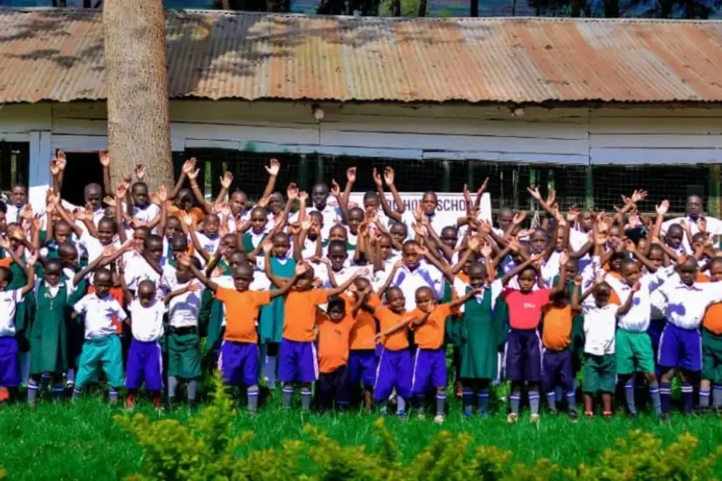 Students at Good Hope School in Uganda
