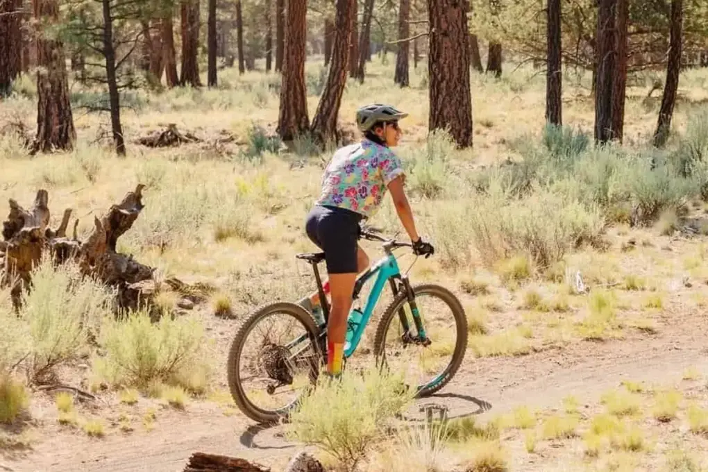 Mountain bikers on a Central Oregon trail